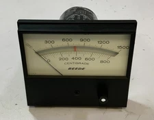 Beede MR4-14-07 Current Meter, Black "O4B"