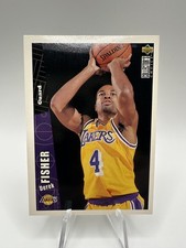 1996-97 Collector's Choice Derek Fisher RC Los Angeles Lakers Rookie Card #269. rookie card picture