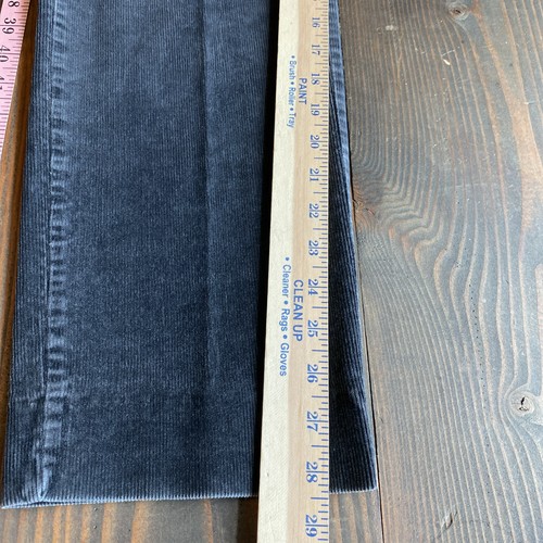 Pantaloni sportivi vintage Jones 14 grigio scuro velluto a coste gamba dritta vita alta alla caviglia - Foto 9 di 10