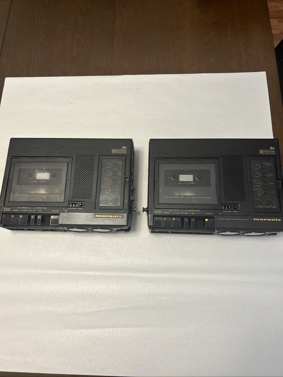 2 Marantz PMD430 Cassette Field Recorders PARTS ONLY | eBay