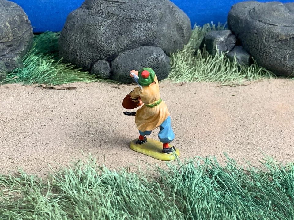 Elastolin Alemania Guerrero Turco con Espada y Escudo Escala 1:45 (40 mm) Foto 3 de 4