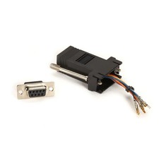 Black Box FA4509F-BK RJ-45 DB9 Black cable interface/gender adapter - 8220880...