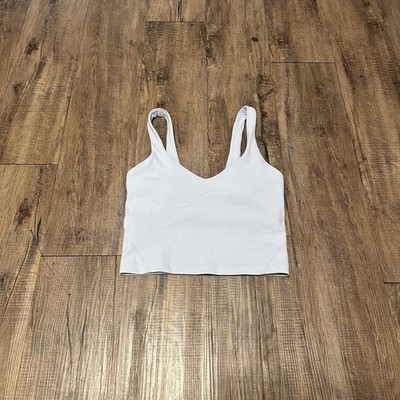 Lululemon Align Tank Top Women Size 2 Pink Built-In Bra Yoga Pilates