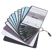 DSLR Cheat Sheet White Balance Gray Card Bundle Quick Reference Guides KVNT