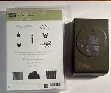 Stampin' Up CREATE A CUPCAKE Stamp Set Cupcake Builder Punch