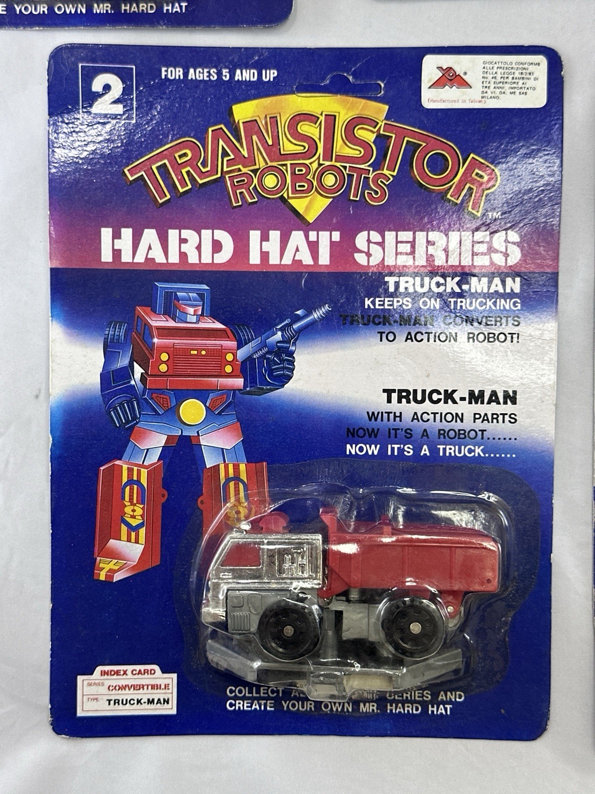 Mr Hard Hat Transistor Robots No Transformers Devastator Four Star 1987 Rare