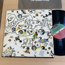 LED ZEPPELIN III 1970s Monarch Press Complete Working Wheel+ Original Sleeve!