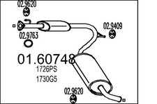 Pot d'échappement Peugeot BOXER