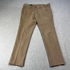 Mason's Chino Pants Mens 36x30 Beige Straight Fit Preppy Business Travel