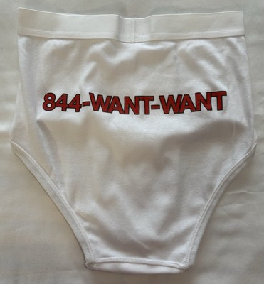 Maggie Rogers Surrender Want Want New Unused White Underwear Men Size Medium