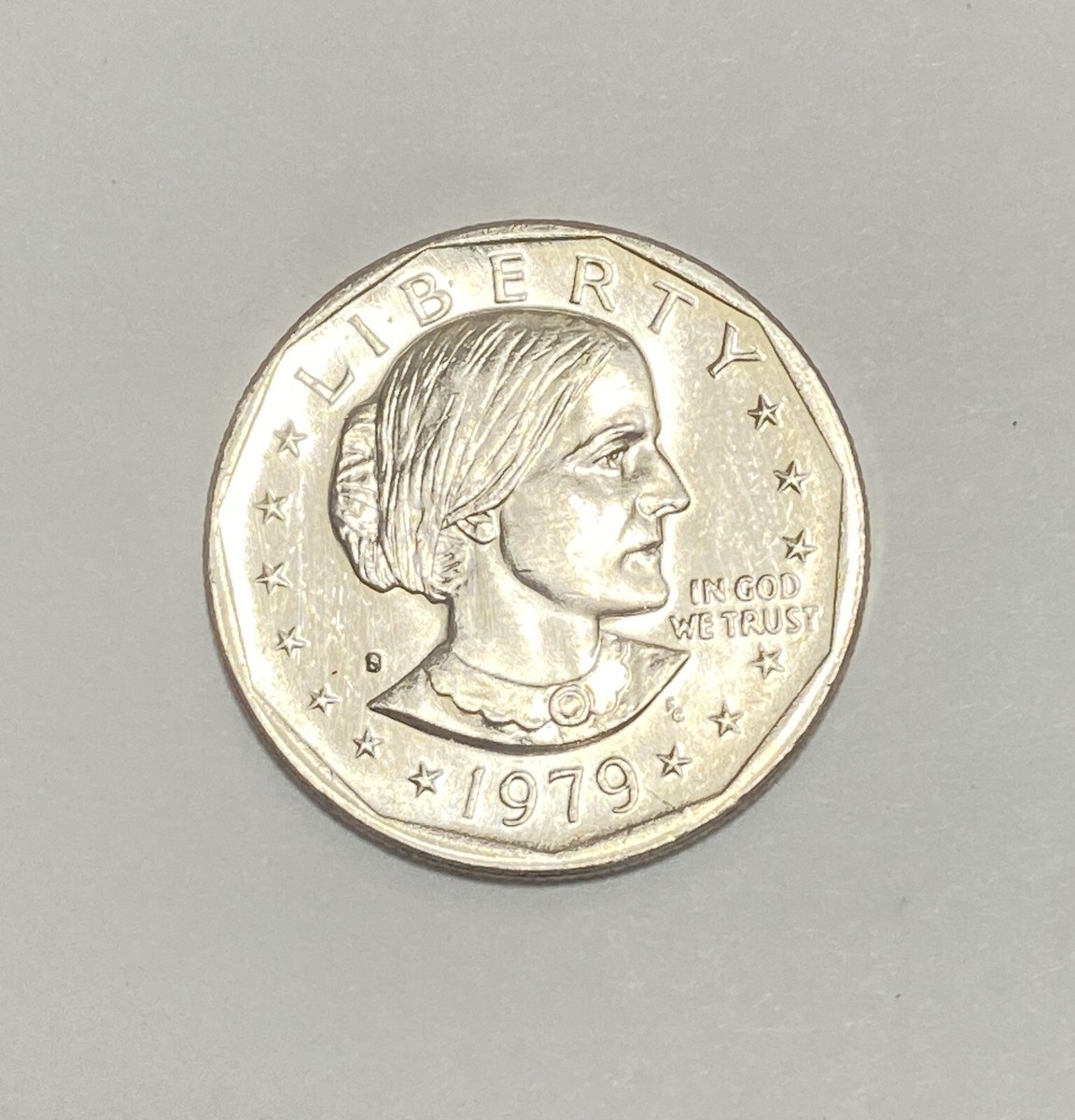 1979-P スーザン・B・アンソニー 1ドル硬貨 ワイドリムエラー 1979年のPスーザンB