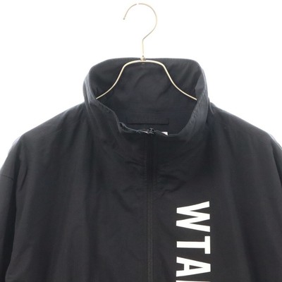 WTAPS DOUBLE TAPS 24SS TRACK JACKET NYLON TUSSAH PERTEX SIGN LOGO 