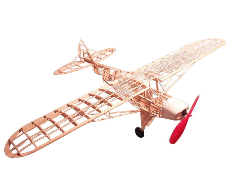 Guillow's Aereo Balsa Piper Super Cub 95 tagliato al laser Scala 1:18 - Immagine 3 di 4