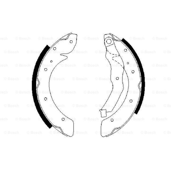 Bosch Bremsbackensatz Bremsbacken Hinten FüR Renault Megane Scenic JA0/1_-image
