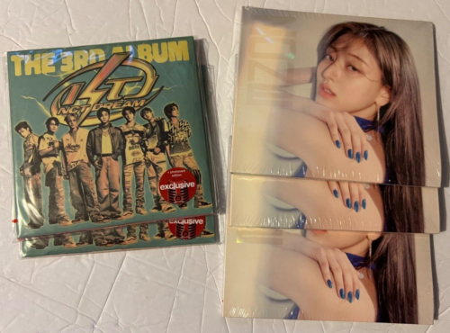 BRAND NEW 5 CD LOT NCT DREAM ISTJ 3rd Album TARGET Exclusive Photocard JIHYO 1st - Afbeelding 1 van 3
