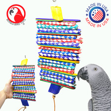 1078 Big Step Shredder Bird Toy Cage Toys Cages Foraging Chew Shredder Conure