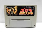 SNES - GODZILLA Kaijuu Daikessen - Super famicom. Japan game. 14627