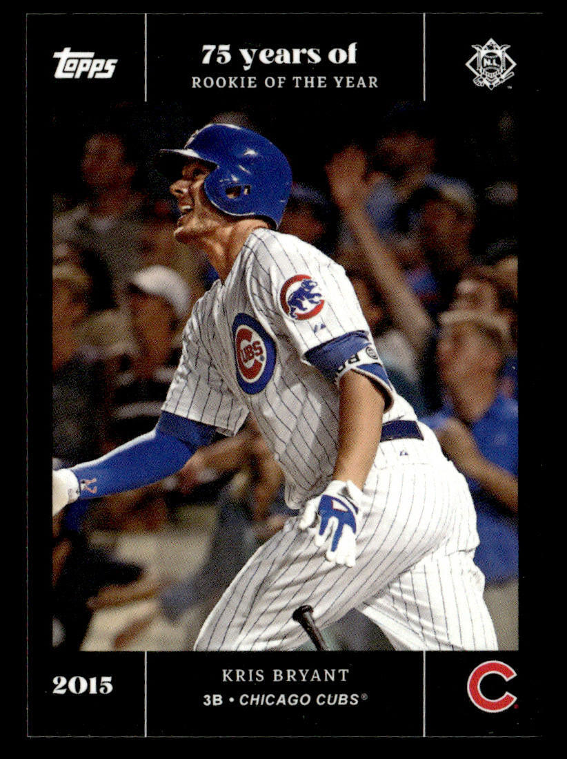 1of1 toppsarchivessignature2022クリスブライアント 2022 Topps MLB Rookie of the Year 75th Anniversary #47 Kris Bryant