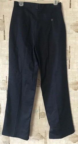 IZOD Navy Blue Pleated Front Khaki Chino Pants Boy’s Size 20R - Picture 7 of 9