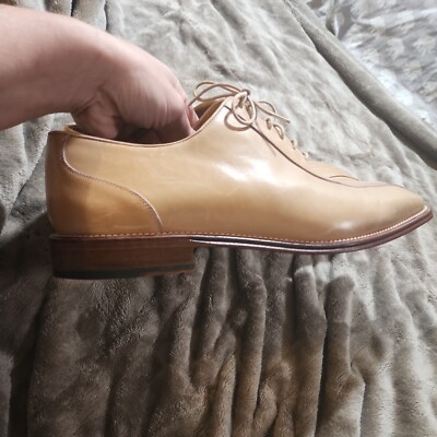 Mezlan Arpino Mens Leather Lace Up Shoes Made in Spain Sz  display picture 3