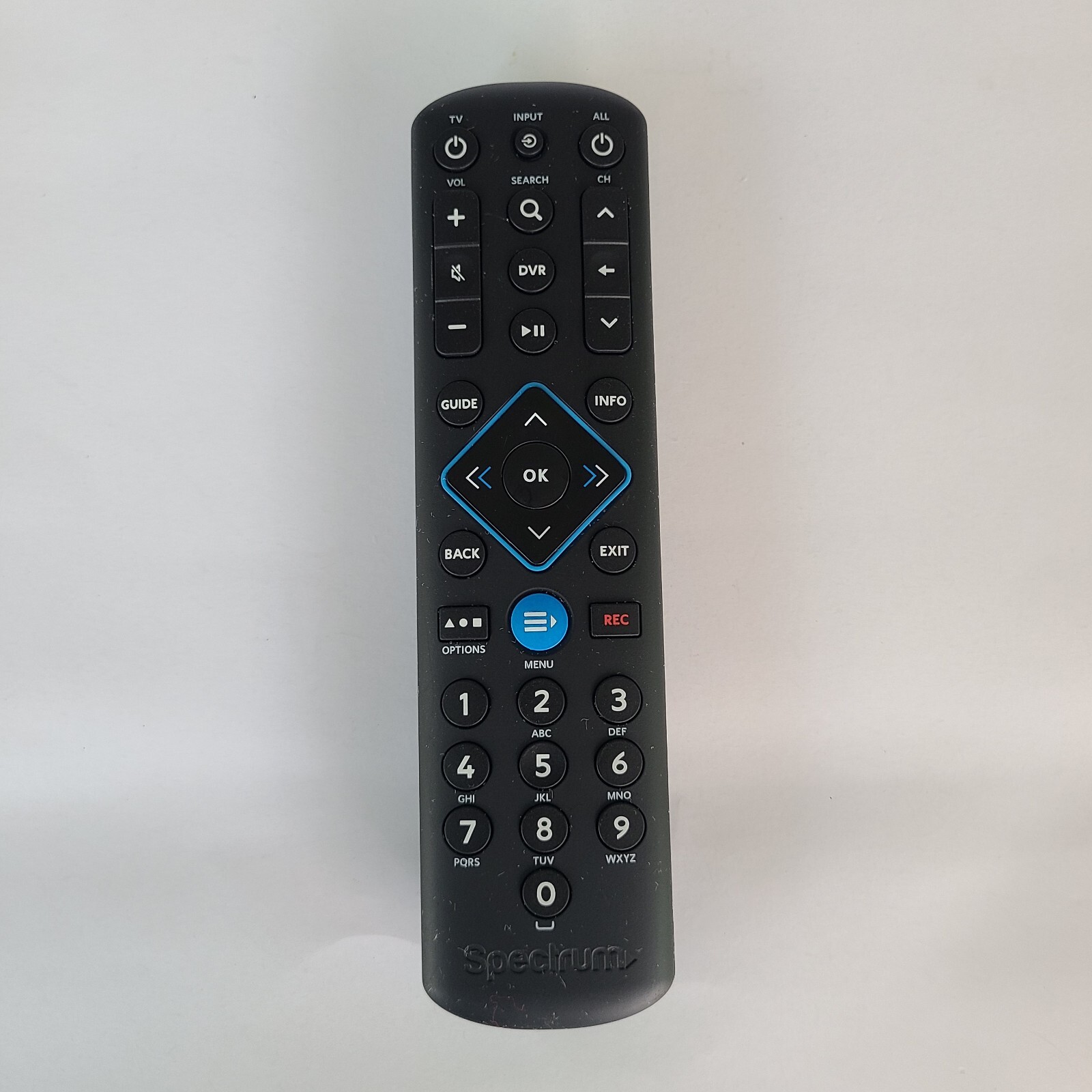 Spectrum Charter TV Cable Box Remote URC-1160BC1-01-01-R MG3-1160 P194405 Tested & Working