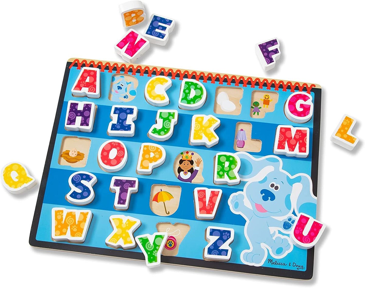 MELISSA & DOUG ABC BLUE'S CLUES & YOU PUZZLE NEW | eBay