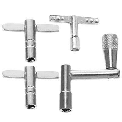  4pcs Drum Keys Percussion Drum Tuning Tools Drum Metal Tuning Keys Universal