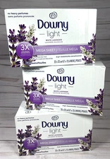Downy Light White Lavender Laundry Fabric Softener Dryer Sheet 180-Count