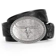 Western Belt Cowboy Belts for Men Women, Cowgirl Western Country Leather Belts