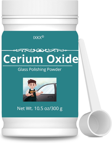 10.5Oz Cerium Oxide Glass Scratch Remover, Professional Glass Polishing Compound