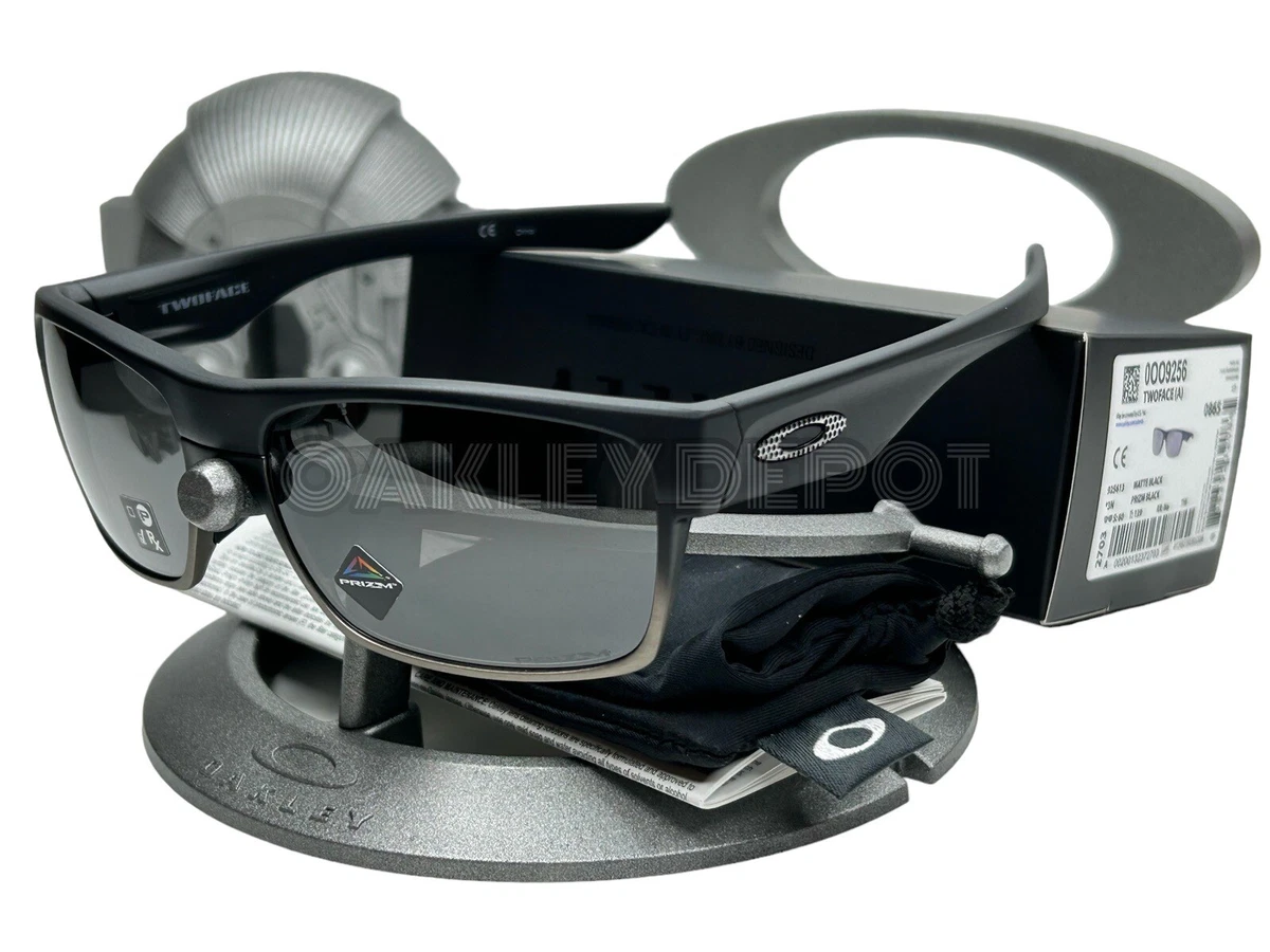 ✓🕶️ OAKLEY TWOFACE 009256 MATTE BLACK/PRIZM BLACK ASIAN FIT  