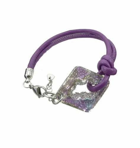 Bracciali di bigiotteria semirigidi d'argento in acciaio