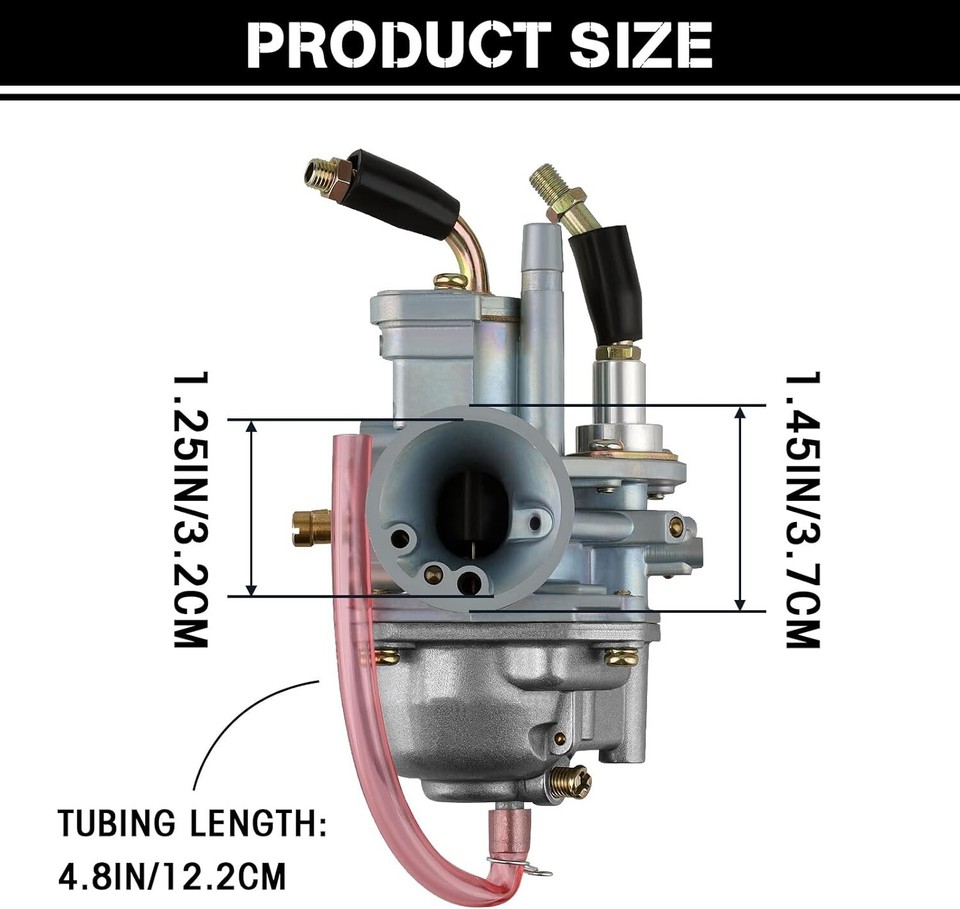 Carburettor &amp;Air Filter Housing For Polaris Predator 90 JOG 50 90 Manual Choke E
