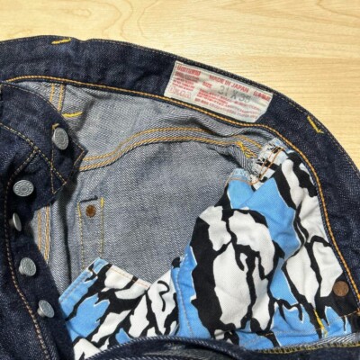 Evisu Jeans W31 Lot 2000 EXTRA HEAVY DENIM Straight From JAPAN