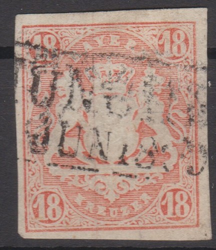 == In Bavaria Mi. 19 Stamped R2, Cat. ==