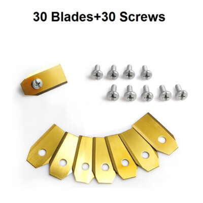 30PCS Titanium Steel Blades for Husqvarna Automower for Gardena Lawn Mower