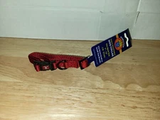 Hamilton Adjustable Dog Collar XS/Small Red (Fully Adjustable) 