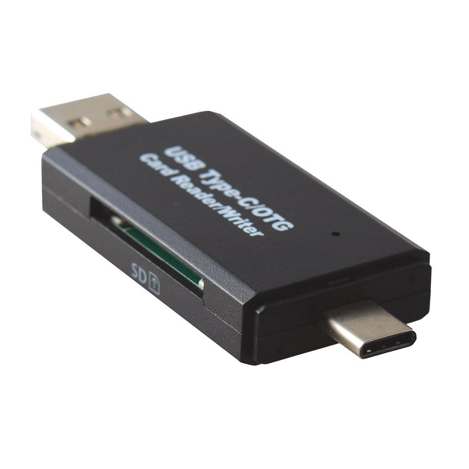 Card Reader A71 Expandable Memory Micro USB Type-C OTG Card Reader - Main Image