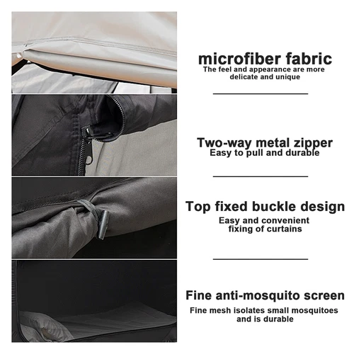 Privacy Tent Integrated Bed Curtain And Mosquito Net Outdoor Blackout Fold Tent - Picture 10 of 16