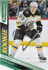 Karson Kuhlman Rookie #282 - Parkhurst 2019-20