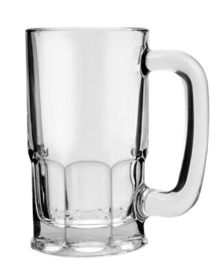 Anchor Hocking Glass Beer Mugs Set of 6 20 oz Clear Drinking Cups