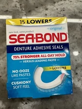 Seabond Denture Adhesive Seals, Original, 15 Lowers