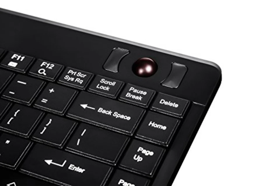 Perix PERIBOARD - 505H PLUS US, keyboard with trackball - 2 USB hubs - 14 mm F/S - Image 3 of 4