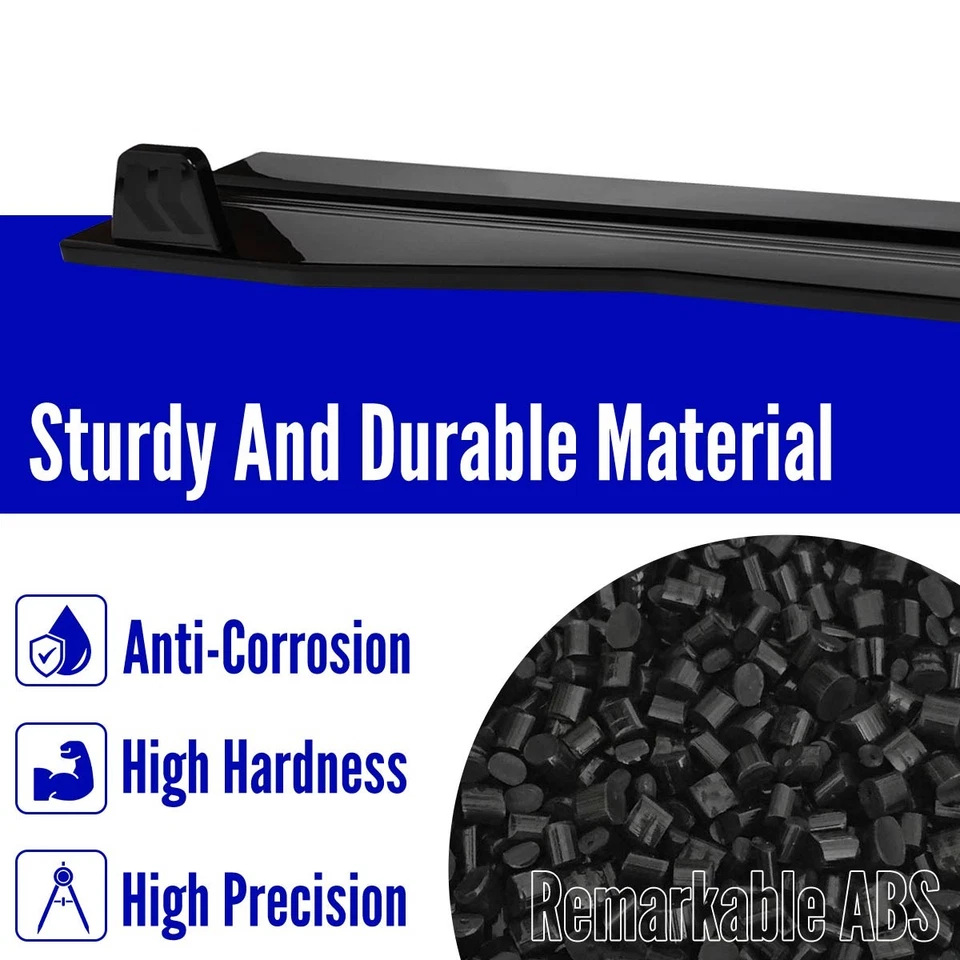 Glossy ABS Side Skirts Extension Splitter Diffuser For Lexus GS350 GS300 GS200t - Изображение 3 из 4