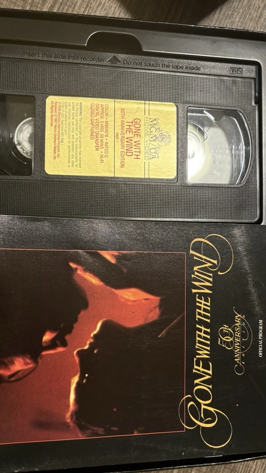 Gone With The Wind 50th Anniversary VHS Box Set Commemorative Limited Edition  - Image 3 of 4