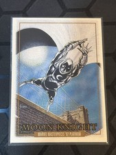 2024 SkyBox Marvel Masterpieces 92 Platinum Moon Knight #51 Leather