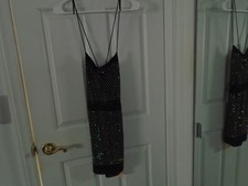 Shein Bae Open Back Studded Sleeves Bodycon Dress Junior Size 6 New With Tags