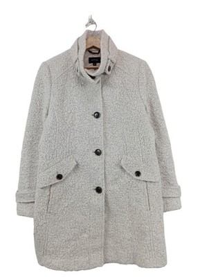 COMMA Übergangsmantel Damen Mantel Gr. DE 42 hellgrau Casual-Look