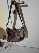 borsa Borbonese Luna Media Pelle Nylon OP Stampa Borsette Spalla Tracolla