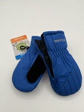 Columbia Toddler Chippewa III Mitten Gloves Zipper One Size Blue Omni Shield NEW
